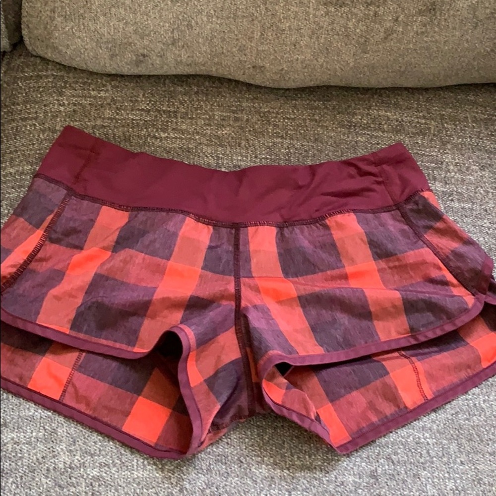 Lululemon 4” speed shorts